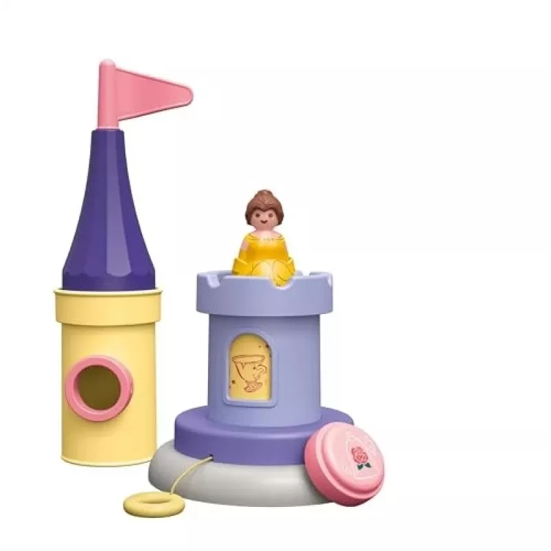 PLAYMOBIL JUNIOR & Disney: Belle'i mängutorn heliga | Mängukomplekt väikelastele vanuses 1-3