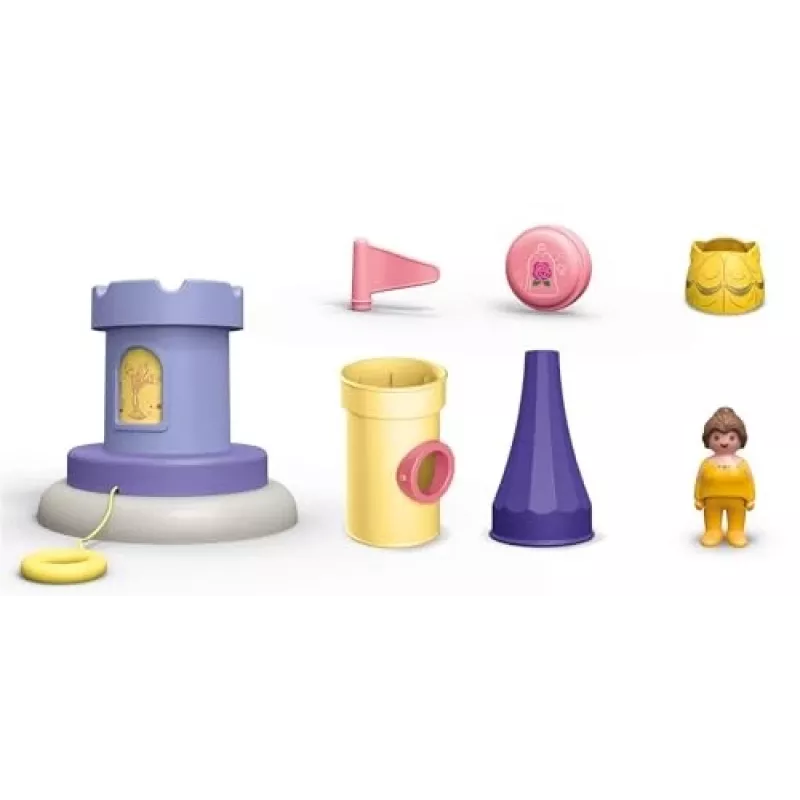 PLAYMOBIL JUNIOR & Disney: Belle'i mängutorn heliga | Mängukomplekt väikelastele vanuses 1-3