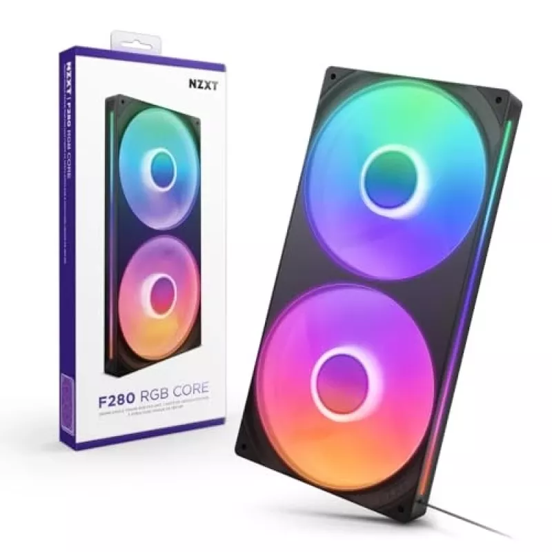 NZXT F280 RGB Core 140mm ARGB PWM 2-Pack Must