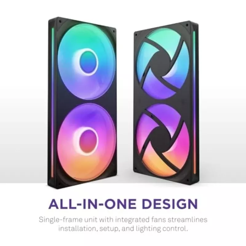 NZXT F280 RGB Core 140mm ARGB PWM 2-Pack Must