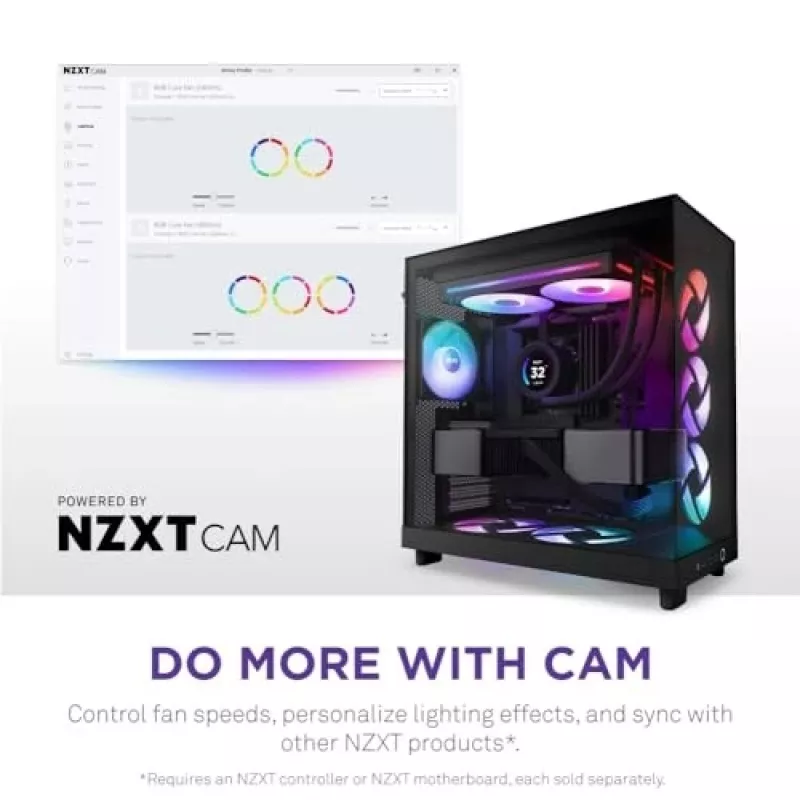 NZXT F280 RGB Core 140mm ARGB PWM 2-Pack Must