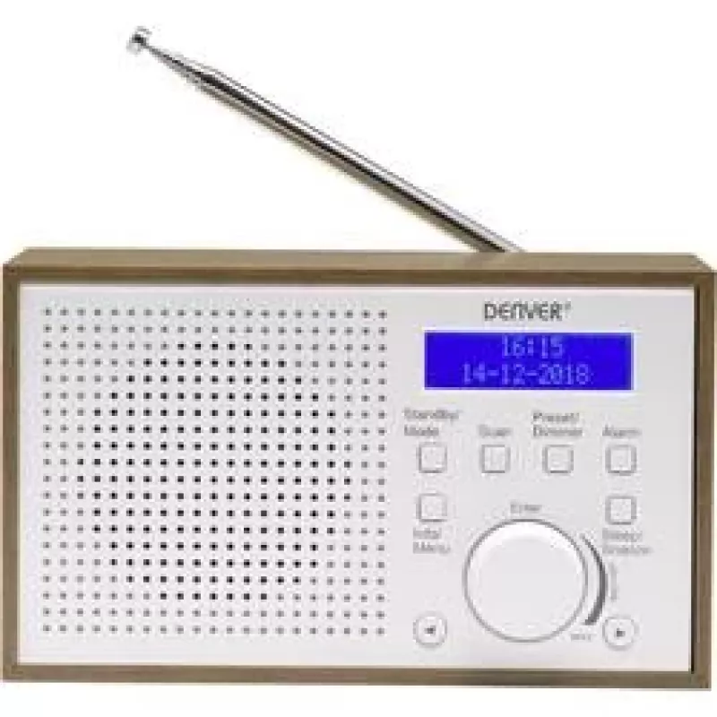 Raadio Denver DAB-46Valge Internet Analoog- ja Digitaalraadio