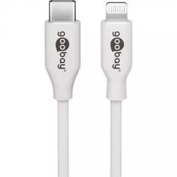 Goobay 39446 USB-kaabel USB 2.0 USB-C pistik Apple Lightning pistik 1m