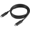 Lenovo 4X90U90619 USB-kaabel USB 3.2 Gen 2 (3.1 Gen 2) 1 m USB C Must