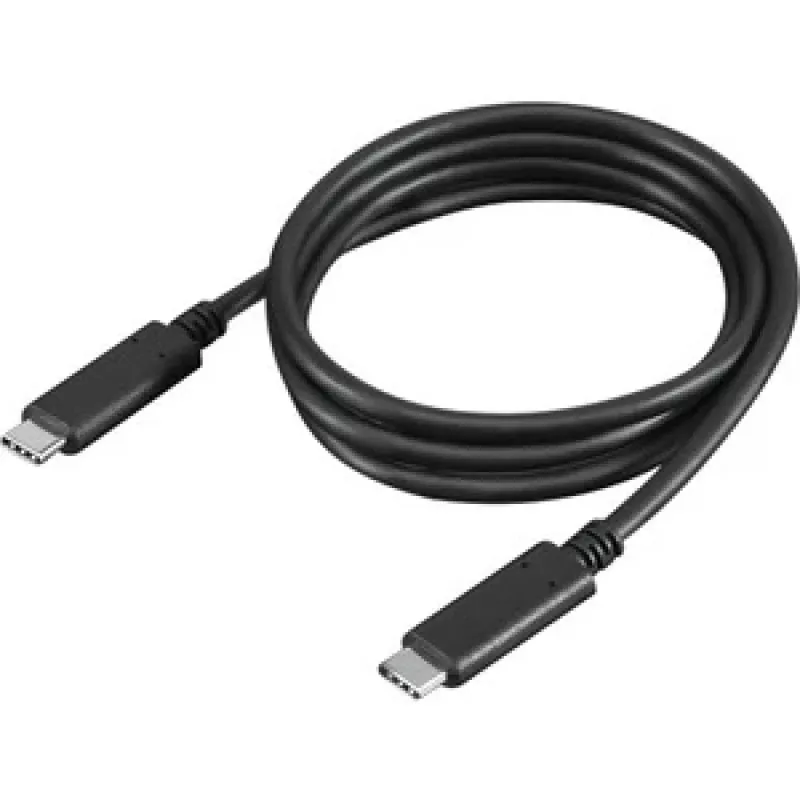 Lenovo 4X90U90619 USB-kaabel USB 3.2 Gen 2 (3.1 Gen 2) 1 m USB C Must