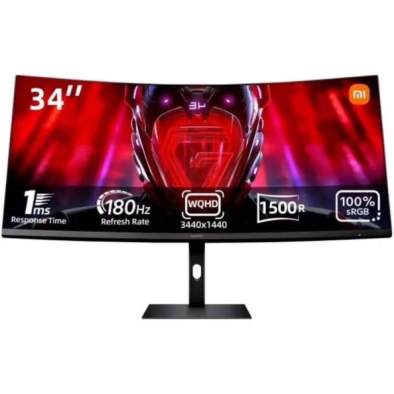 Xiaomi | G34WQi | 34 | WQHD | 21:9 | 180 Hz | 1 ms | 3440 x 1440 pikslit | 350 cd/m2 | HDMI-portide arv 2 | Must | Garantii 24 kuud