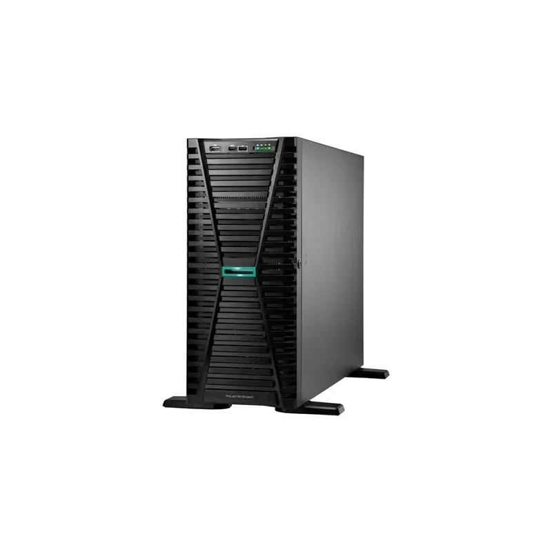 HPE ProLiant ML110 Gen11 4510 12-tuumaline 1p 64GB-R MR408i-o 8SFF 2x480GB SSD 2x1000W RPS EU Server