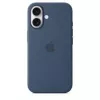 Silikoonümbris Apple iPhone 16 MagSafe Denim Cover sinine 6,1 tolli
