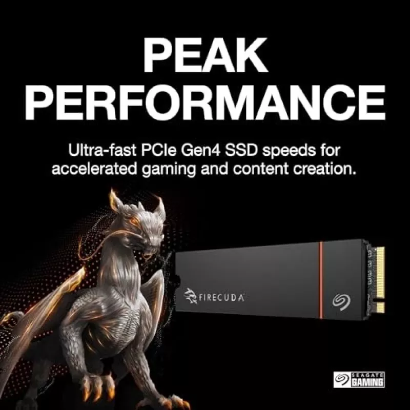 Seagate FireCuda ZP1000GM3A073 sisemine pooljuhtketas 1 TB M.2 PCI Express 4.0 NVMe 3D TLC