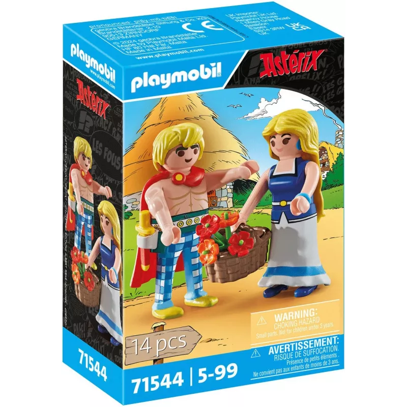 PLAYMOBIL | Asterix | Tragicomix ja Falbala | Armastatud paar Asterixi universumist | Mänguasi lastele alates 5. eluaastast | 71544