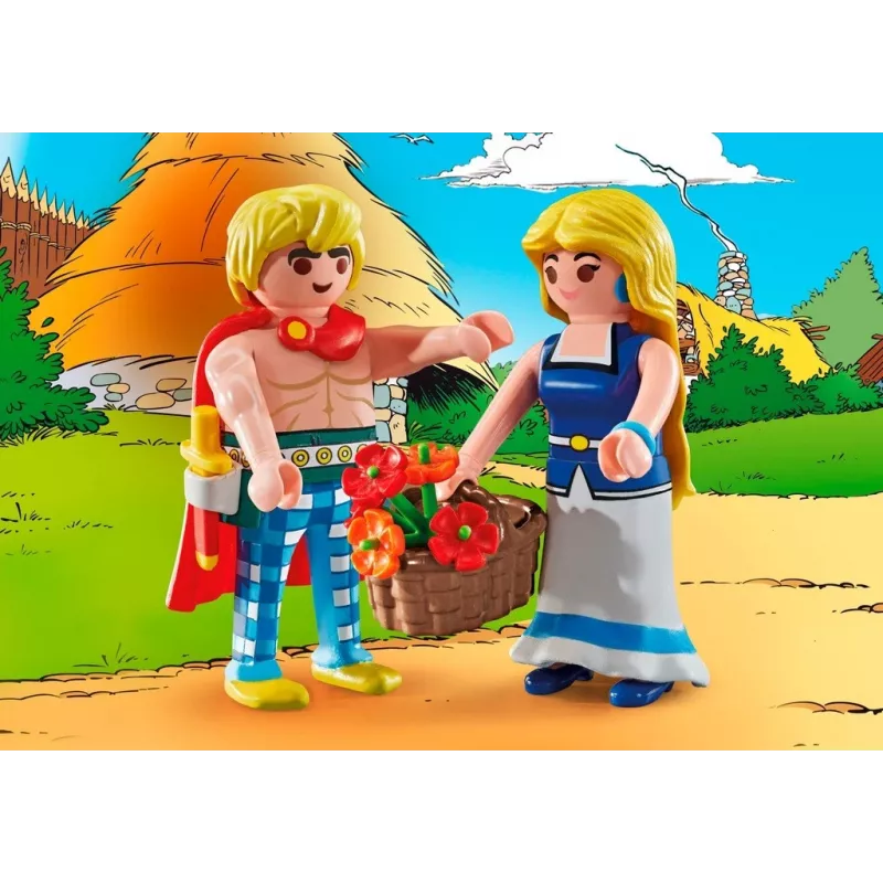 PLAYMOBIL | Asterix | Tragicomix ja Falbala | Armastatud paar Asterixi universumist | Mänguasi lastele alates 5. eluaastast | 71544