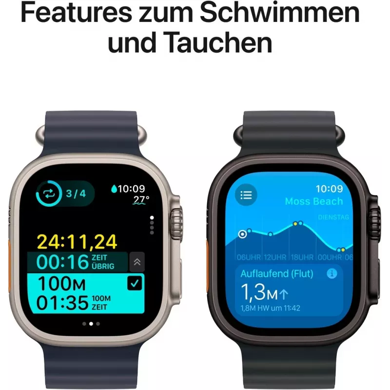 Apple Watch Ultra 2 - 49 mm - Must titaan