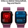 APPLE Watch Series 10 GPS 46 mm roosakuldne alumiiniumkorpus ploomivärvi Sport Loop rihmaga