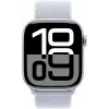 APPLE Watch Series 10 GPS 46mm hõbedane alumiiniumkorpus sinise Cloud Sport Loop rihmaga
