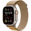 Apple Watch Ultra 2 GPS + Cellular 49mm naturaalne titaanümbrisega tan Alpine Band - Medium (MX4F3FD/A)
