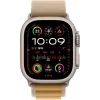 Apple Watch Ultra 2 GPS + Cellular 49mm naturaalne titaanümbrisega tan Alpine Band - Medium (MX4F3FD/A)