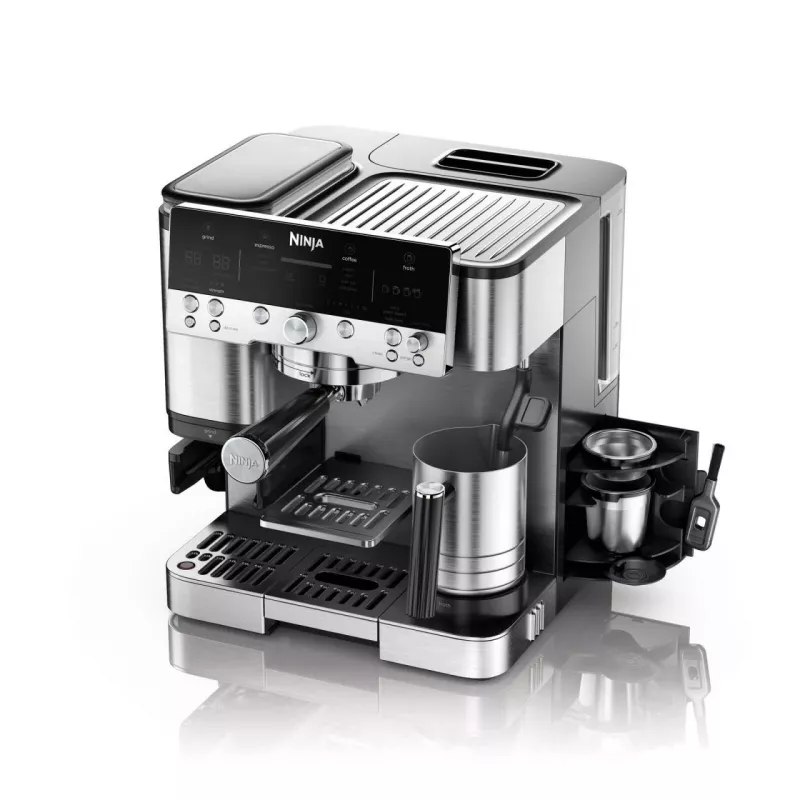 Espressomasin Ninja ES601EU — 2 L veepaak, 1 tassi maht, must/roostevaba teras
