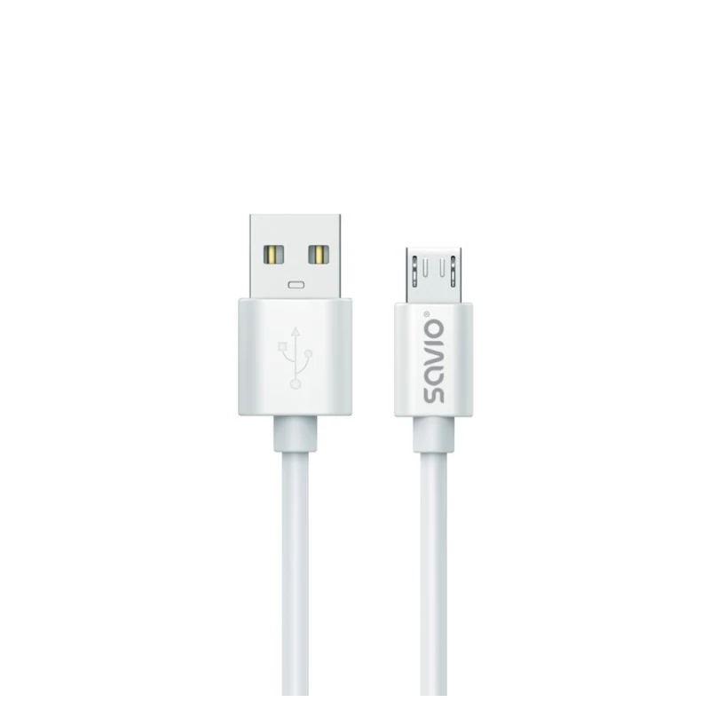 Savio USB 2.0 USB A - Micro USB valge CL-167 3 m kaabel