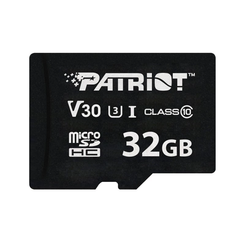 Mälukaart PATRIOT VX Series 32GB MicroSDXC V30 Class 10 UHS-I U3 4K UHD (PSF32GVX31MCH)