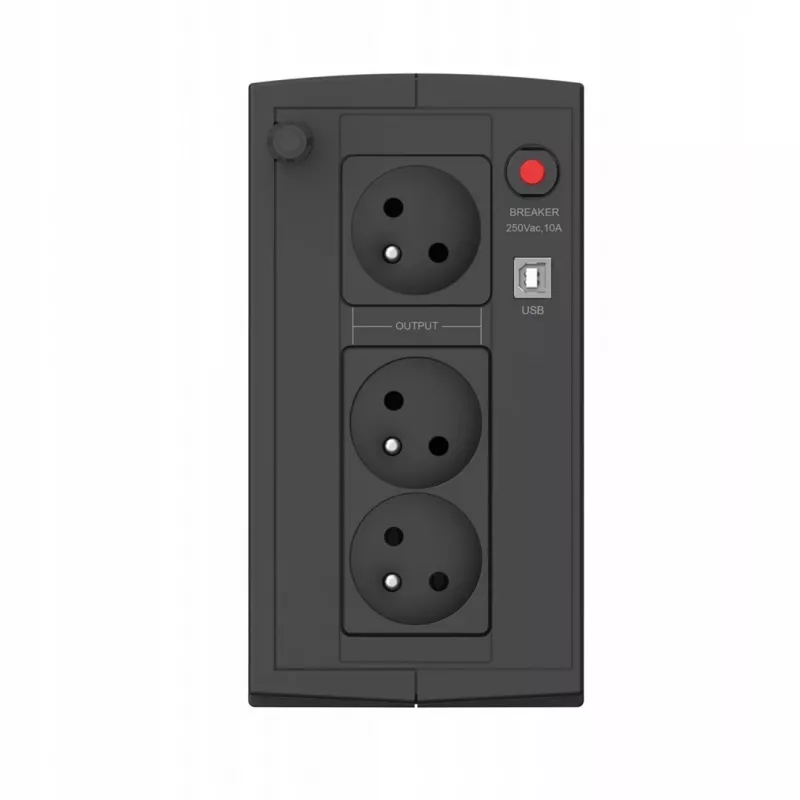 UPS EVER Ever Duo 850 PL T/DAVRTO-000K85/01 850VA Line-interactive, 550W, AVR, 3 vahelduvvoolu pistikupesa, 12V 2×5Ah, Torn