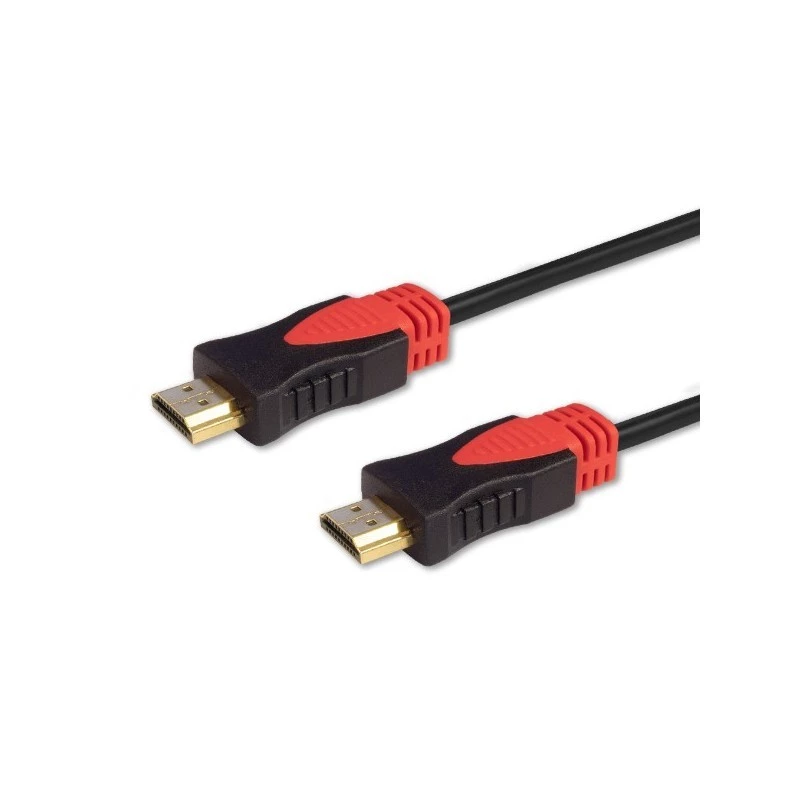HDMI-kaabel SAVIO CL-95 1,5 m — HDMI tüüp A-A, HDMI 2.0, 18 Gbit/s, 600 MHz, 4K@60Hz, kullatud kontaktid, Ethernet, PVC-kest