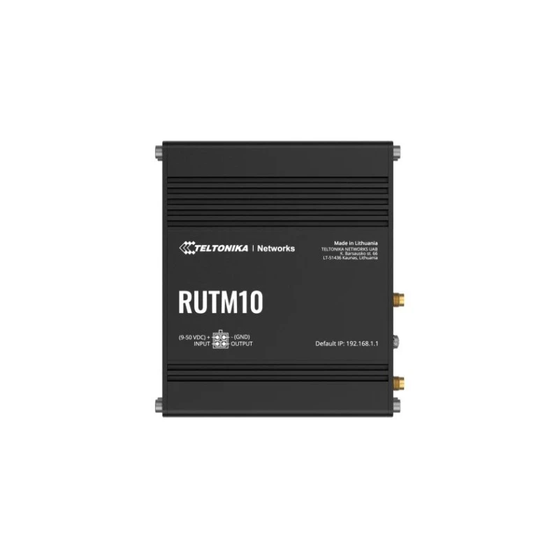 Teltonika RUTM10 traadita ruuter Gigabit Ethernet kaheriba (2,4 GHz / 5 GHz) Must