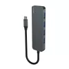 USB-jaotur SAVIO AK-54 — 4 x USB-A (USB 3.2 Gen 1), USB-C host, must