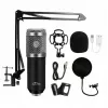 PC mikrofon MEDIA-TECH MT397S — juhtmega, XLR-sisend, 20–20000 Hz, 150 Ω, -32 dB, 2,4 m kaabel, lauaalus, must