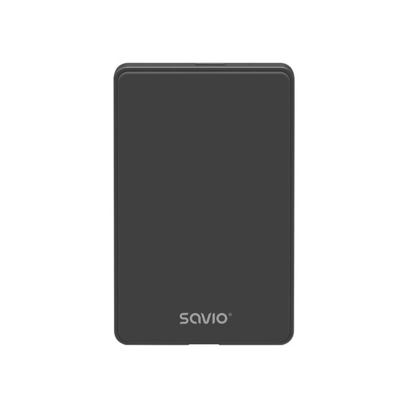 HDD/SSD korpus SAVIO AK-65 Must 2,5-tolline SATA USB 3.0 5 Gbit/s Mikro-USB