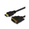 Savio CL-139 Kaabel E Adapter Video 1,8 M DVI-a HDMI Tüüp a (Standard) Must