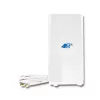 Omnisuunaline antenn QOLTEC 57013, 0,6–2,7 GHz, 30 dBi, vertikaalne polarisatsioon, 50 Ω, valge ABS-korpus