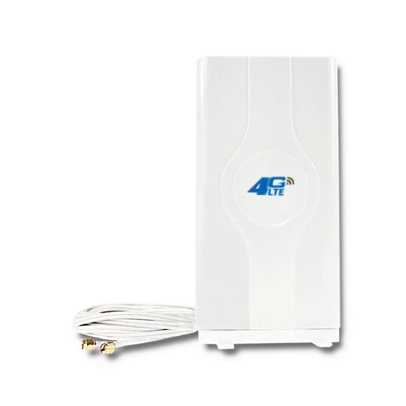 Omnisuunaline antenn QOLTEC 57013, 0,6–2,7 GHz, 30 dBi, vertikaalne polarisatsioon, 50 Ω, valge ABS-korpus
