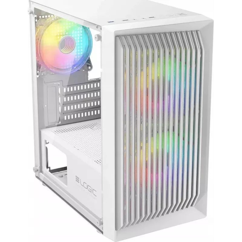 LOGIC ATOS ARGB Mini USB 3.0 korpus valge
