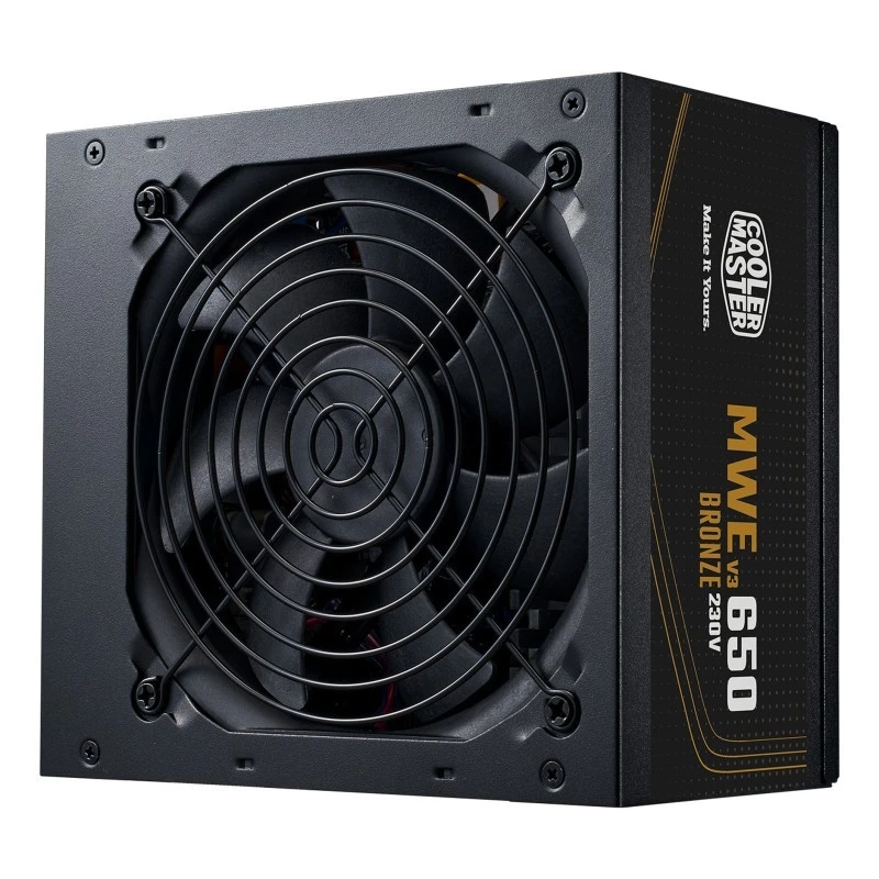 Cooler Master MWE Bronze 650 V3 230V arvuti toiteplokk 650 W 24-pin ATX ATX must