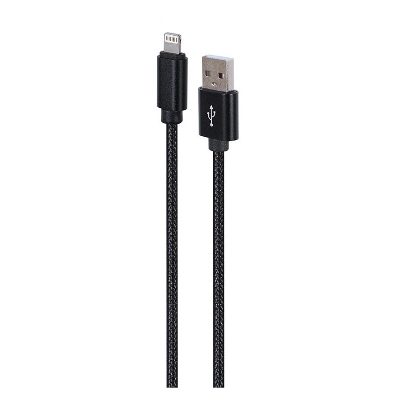 Lightning kuni USB-A kaabel GEMBIRD CCDB-MUSB2B-AMLM-6 — 1,8 m, USB 2.0, 2,1 A, must