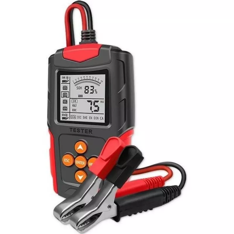 Qoltec 52484 LCD digitaalne akutester | 12V | 24V | 3Ah-200Ah