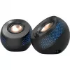 CREATIVE Pebble X 2.0 USB-C arvutikõlarid reguleeritava RGB-valgustuse, Bluetooth 5.3 ja USB-heliga, võimsus kuni 15 W RMS, PC-le ja Macile