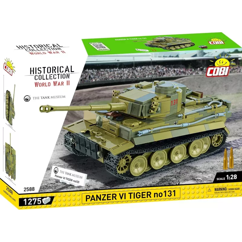 Ehituskomplekt COBI Panzer VI Tiger no131 1275 tükki