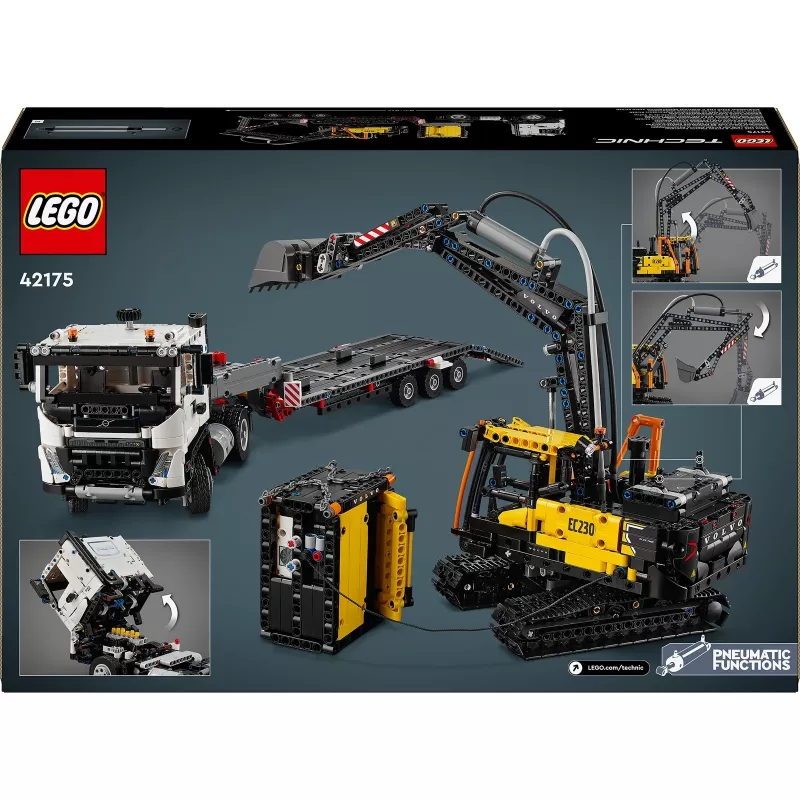 LEGO Technic Volvo FMX Truck & EC230 Electric Excavator 42175