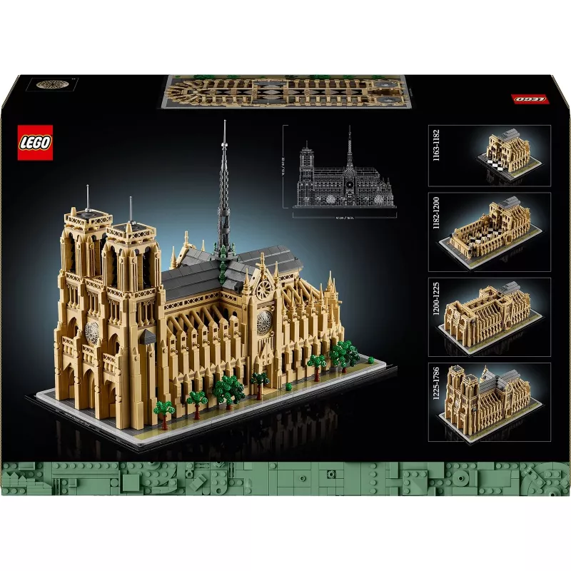LEGO Architecture Notre-Dame de Paris komplekt täiskasvanutele 21061
