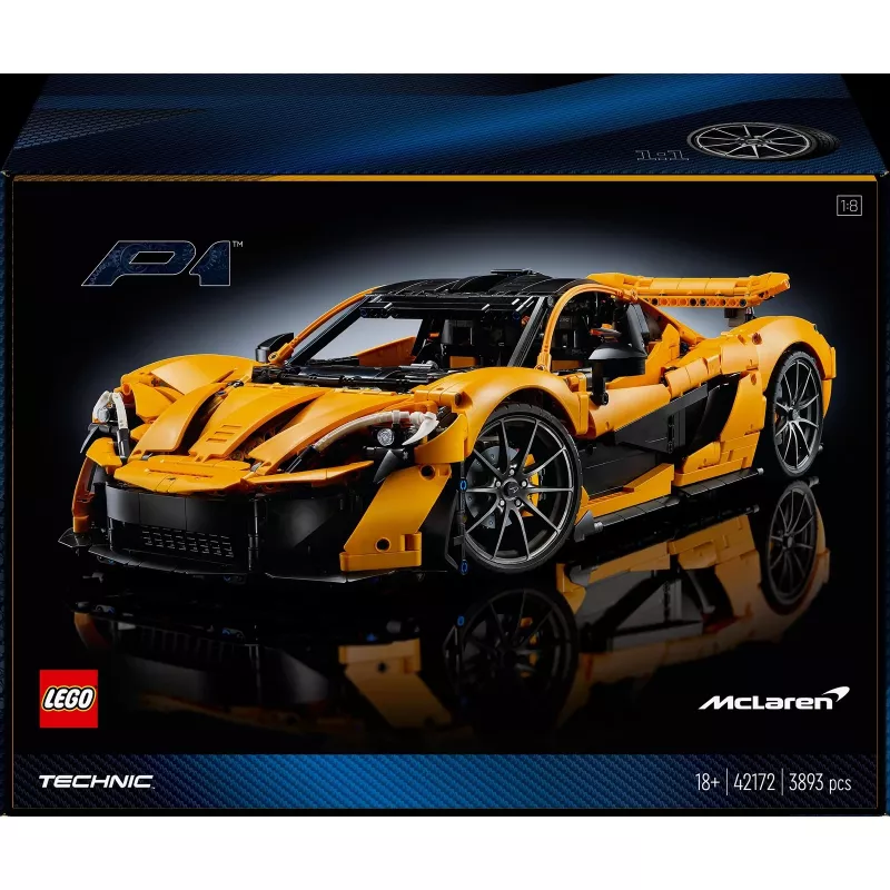 LEGO Technic 42172 McLaren P1 autokomplekt täiskasvanutele