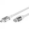 Goobay 74176 - Võrguadapterkaabel USB 3.1 Type C Gigabit Ethernet 2 m - Võrgukaart - 1.000 Mbit/s (74176)