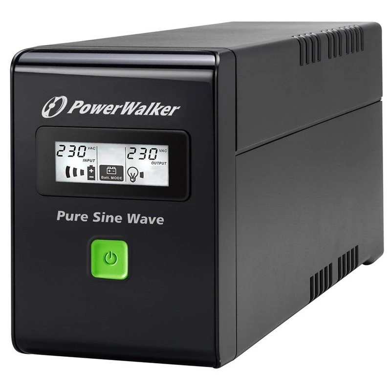 PowerWalker VI 600 SW FR Katkematu toiteallikas (UPS) 600 VA 2 AC-väljundit Line-Interactive (VI 600 SW FR)