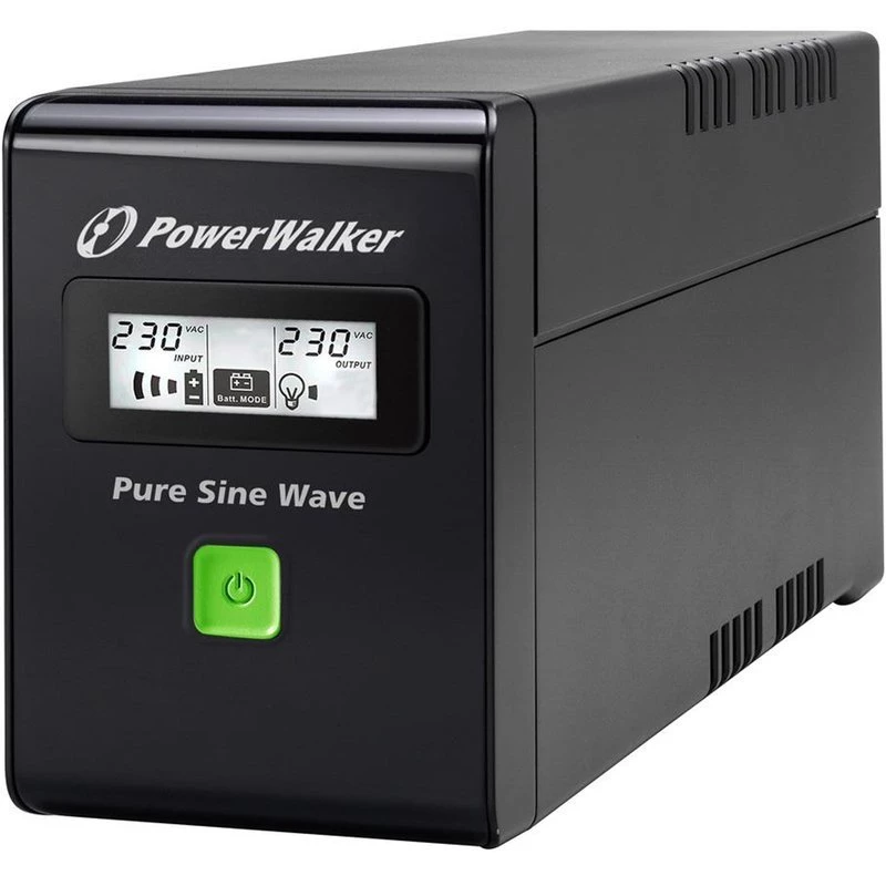 PowerWalker VI 800 SW FR katkematu toiteallikas (UPS) Line-Interactive 0,8 kVA 480 W 2 AC-pistikupesa