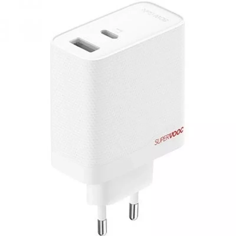 OnePlus 80W toiteadapter Type-C + Type-A