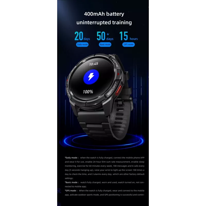 Mibro GS Active nutikell (must)