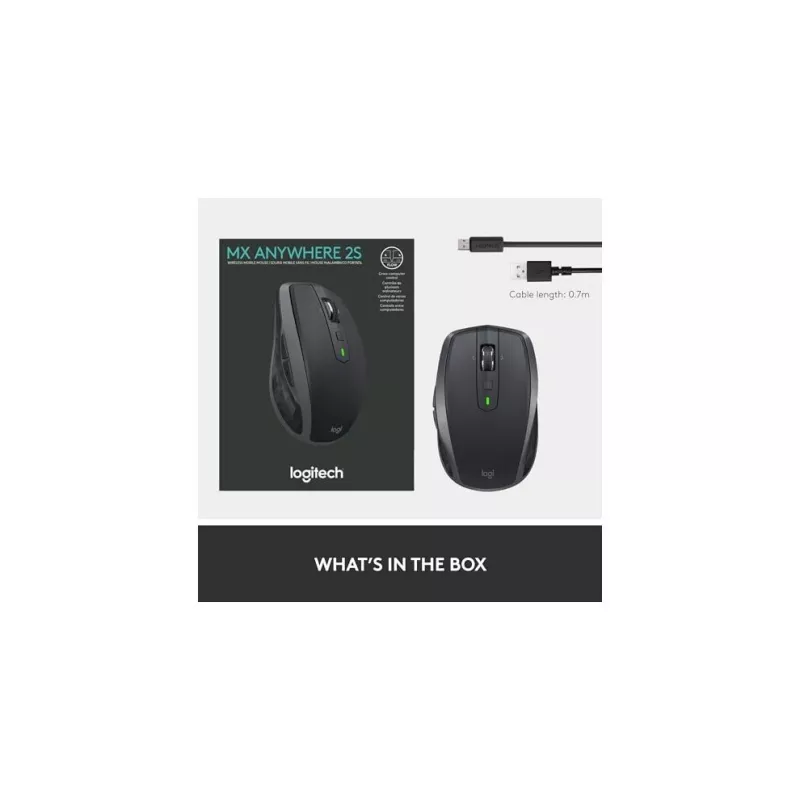 MX Anywhere 2S Wireless hiir/Graphite - BT - N/A