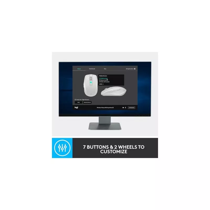 MX Anywhere 2S Wireless hiir/Graphite - BT - N/A