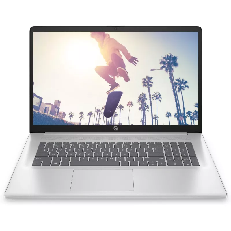 HP sülearvuti 17-cn3159ng - Intel Core i5 i5-1334U - FreeDOS 3,0 - Intel Iris Xe graafikakaart - 16GB RAM - 512GB SSD NVMe - 43,9 cm (17,3) IPS 1920 x 1080 (Full HD) - Wi-Fi 6, Bluetooth - Natural Silver - klaviatuur: saksa (9Q9...