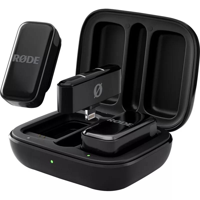 Juhtmevaba mikrofonsüsteem Rode Wireless Micro Lightning — mitmesuunaline, 48 kHz, 24-bitine, 100 m ulatus, 7 h aku